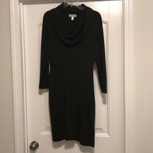 Dark Green Sweater Dress